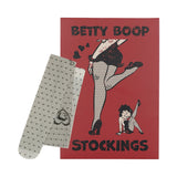 [BettyBoop X RYU'S PENNA] Black Dot Heart Graphic Stockings