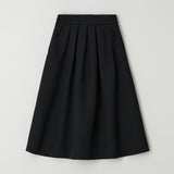 rose flare skirt (black)