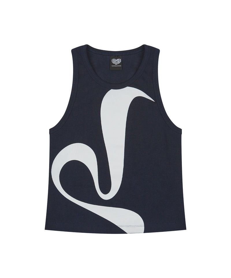 CURVED L TOP (NAVY)