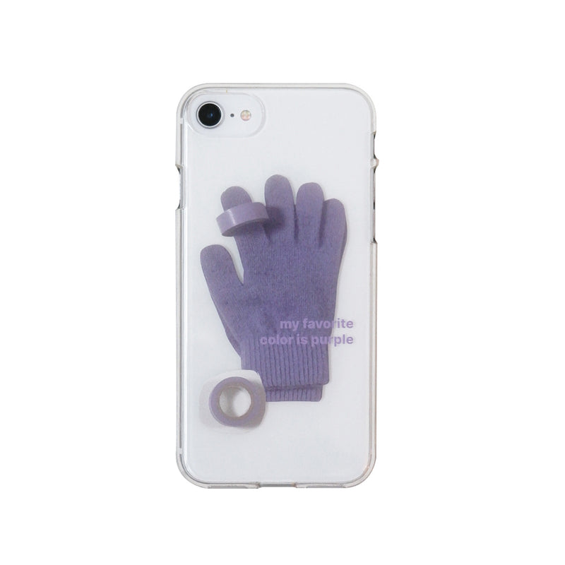 パープルジェリーケース / purple jellyhard case(only iphone)