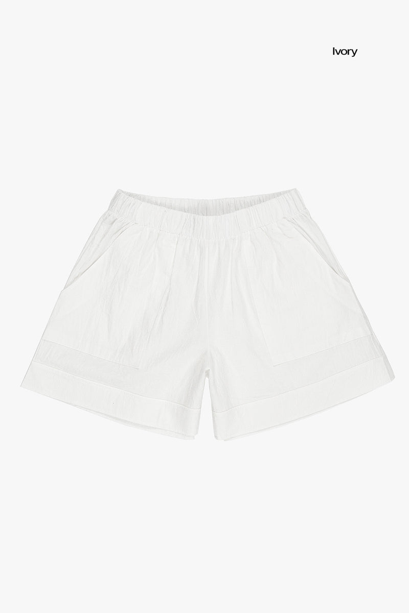 Rocio banding wide shorts