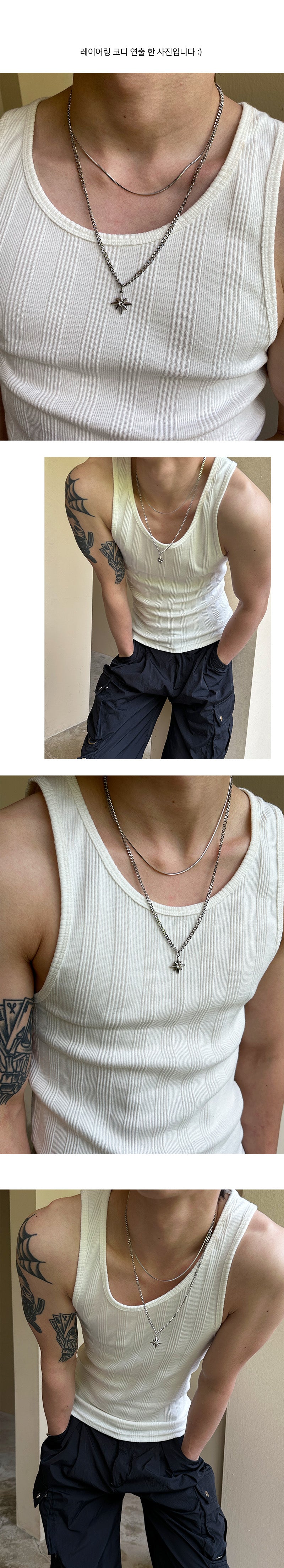 [Unisex] Star sugical necklace 
