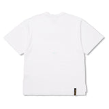ハーフトーンオーバーサイズショートスリーブTシャツ ブラック/ ネイビー / ホワイト