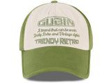 TRENDY RETRO PATCH BALL CAP - OLIVE