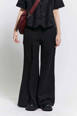 Front slit trouser (Black)