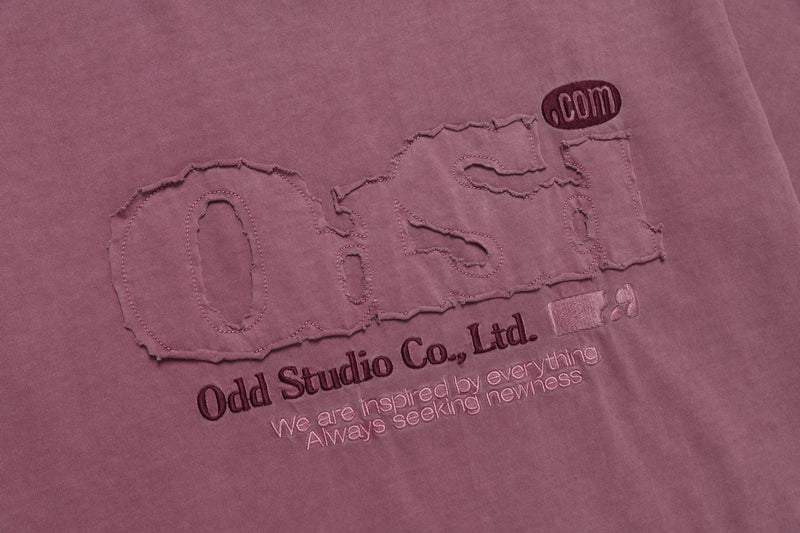 ODSD ピグメント ダメージ オーバーフィット Tシャツ / ODSD Pigment Damage Oversized Fit T-shirt