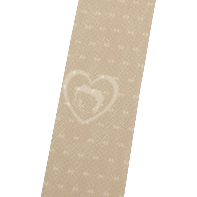 [BettyBoop X RYU'S PENNA] White Dot Heart Graphic Stockings