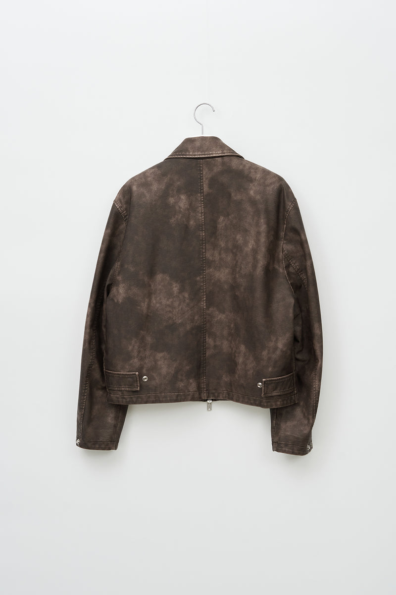Rapa Pigment Leather Jacket (2color)