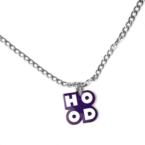 Clover logo necklace