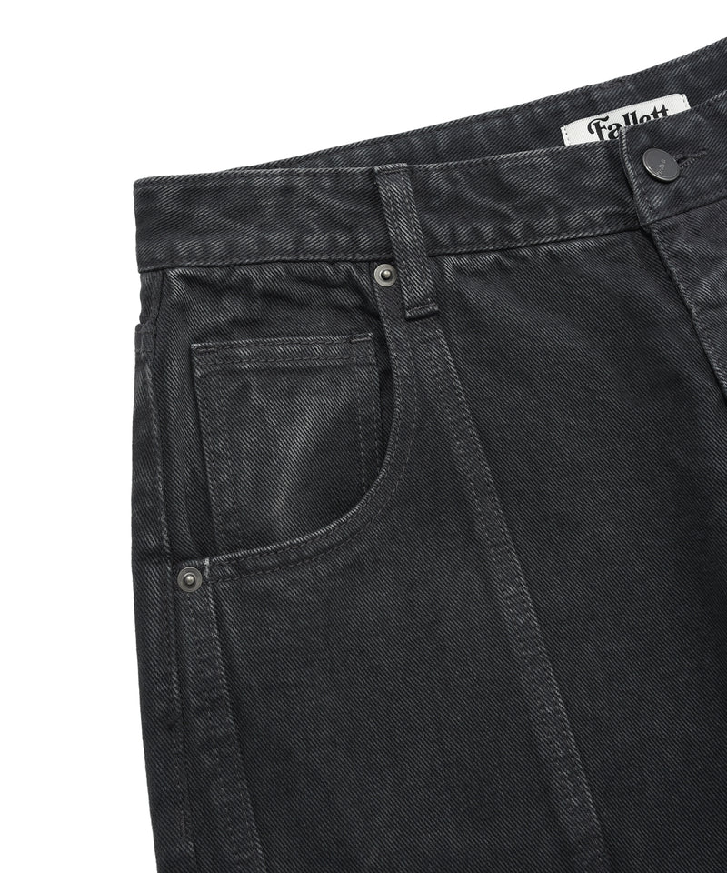 PIGMENT CURVED PANTS CHARCOAL