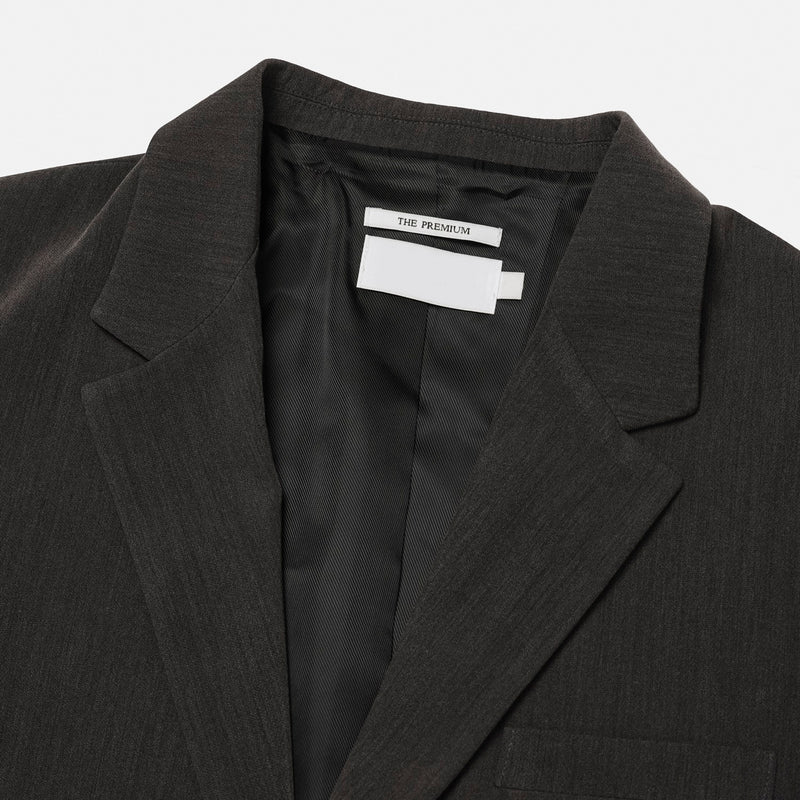 Minimal two-button blazer 