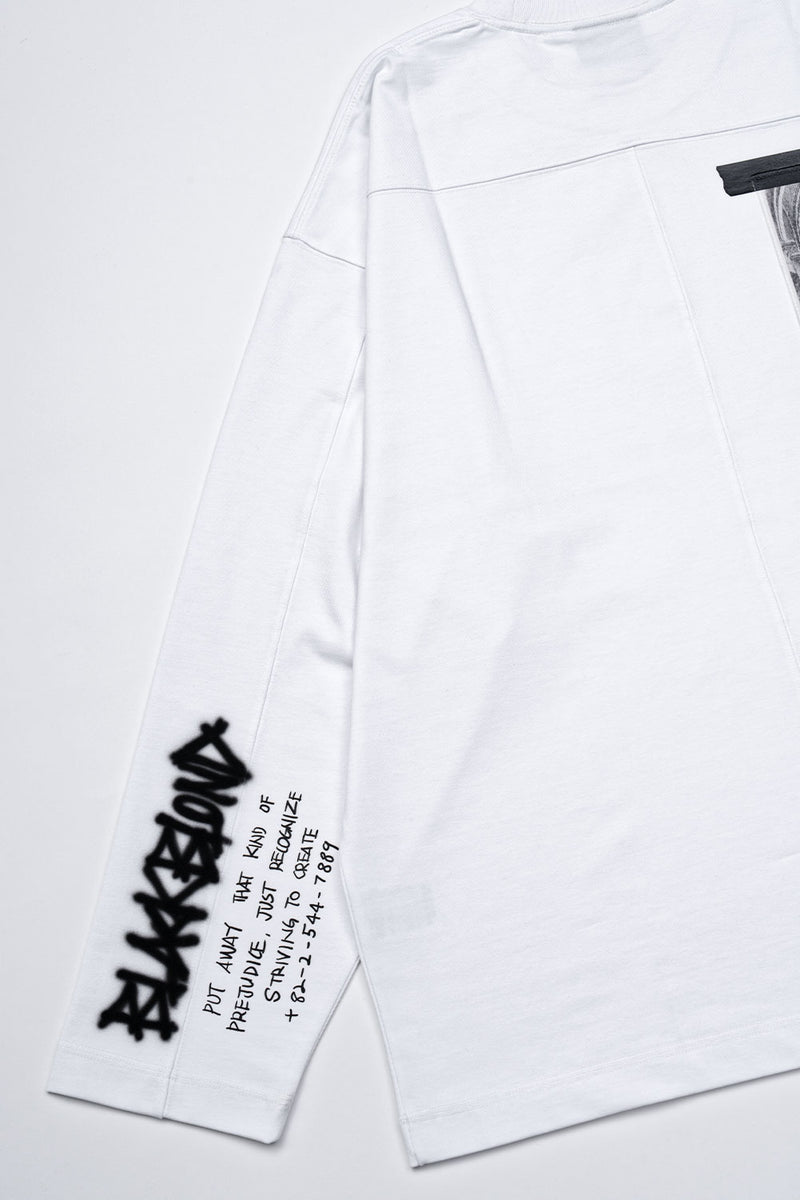 BBD 1982 No Sympathy Long T-Shirt (White)
