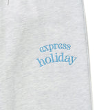 ベーシックロゴジョガーパンツ/Express Holiday Basic Logo Jogger Pants_White Melange
