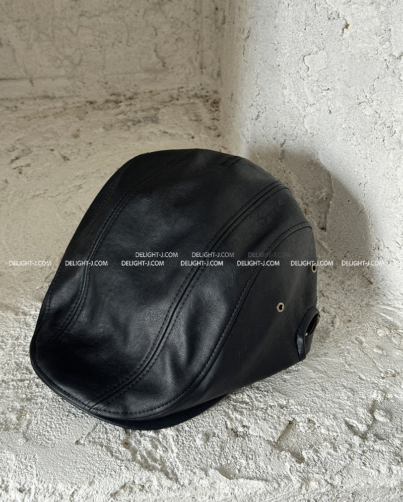 Leather Leather Hunting Cap