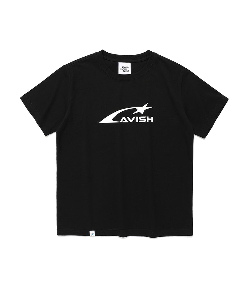 W スペースロゴ半袖Tシャツ BLACK(CV2EMFT519A)