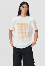 タイポグラフィックTシャツ - WHITE