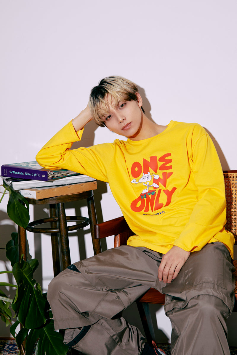 Collaboration Long-Sleeve T-shirt（HAYATO Wearing）| ONE N' ONLY × SSUNDAYY