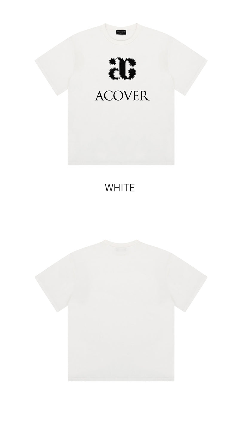 ビッグロゴボックスオーバーサイズフィットTシャツ white