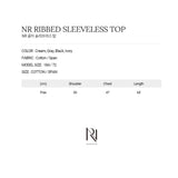 NR RIBBED SLEEVELESS TOP