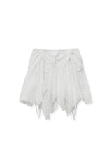 lace skirt (white)