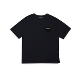 ステッチロゴ半袖Tシャツ [BLACK]