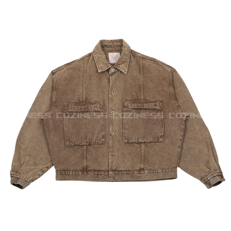 ビンテージカションデニムジャケット / TAP Vintage Cachion Denim Jacket (2 colors)