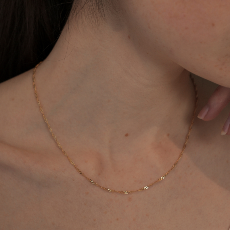 sparkle chain necklace