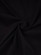 UNISEX Leris Raglan Line Color Long Sleeve Black White (FCD3TS801M)