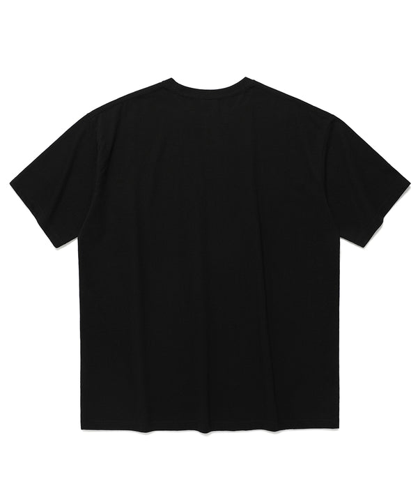 ゴシックセラーEMBロゴ半袖Tシャツ BLACK(CV2EMUT507A)