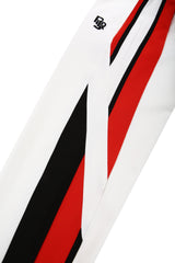 White Red Line Track Pants