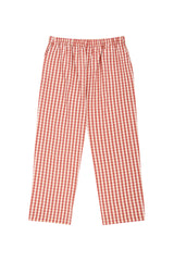 PRS Red Check Pajama Long Pants Set-up