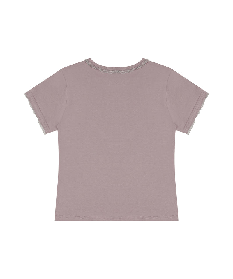 RT LACE TEE (PINK)