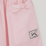 Pink Seersucker Pocket Skirt