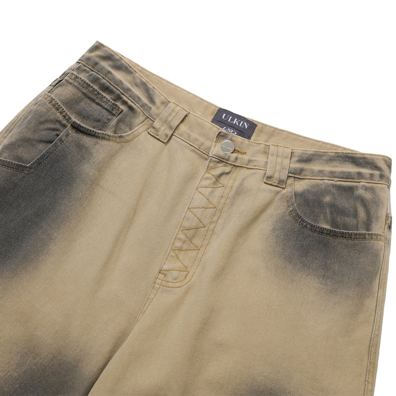 [24SS LSD COLLECTION] Spray wide chino pants_dusty beige