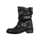 BUCKLE MIDDLE BOOTS