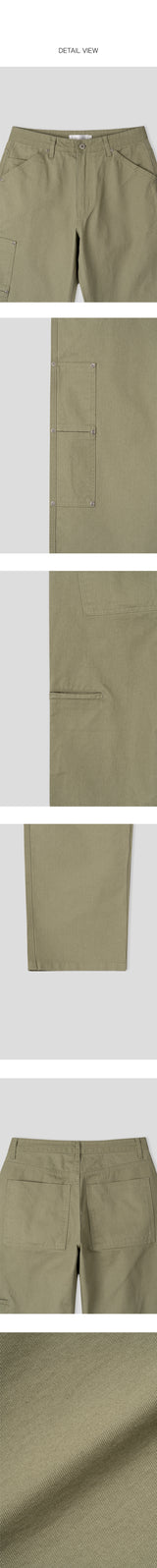 [S/S] Double pocket cotton straight pants(2color)