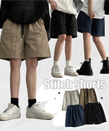 Moa Banded stitch shorts