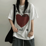 Seat Heart Short Sleeve T-shirt