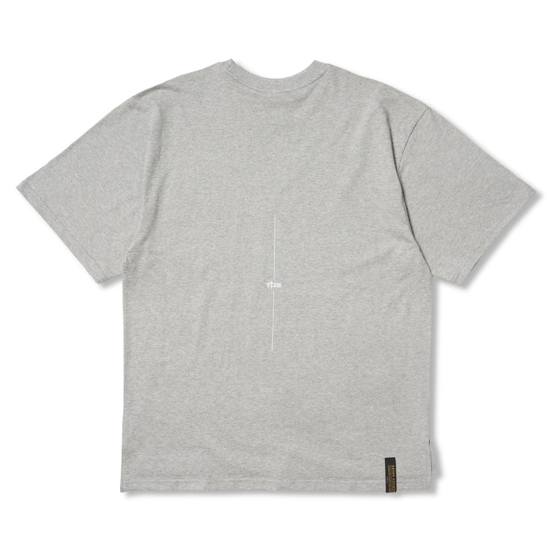 Angel Oversized Short Sleeves T-Shirts Gray / Black