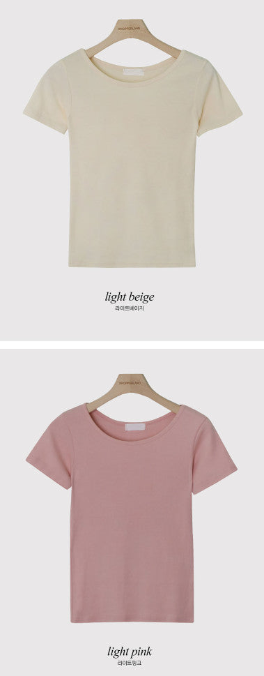 Simple & Basic Short Sleeve T-Shirt (9color)