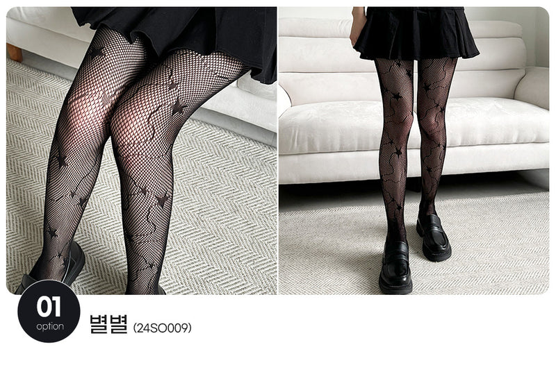 spring new lace see-through stockings collection (24GSO001)