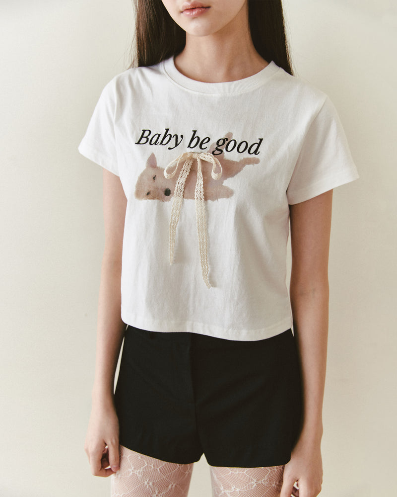 Baby Be Good T-shirts [WHITE]