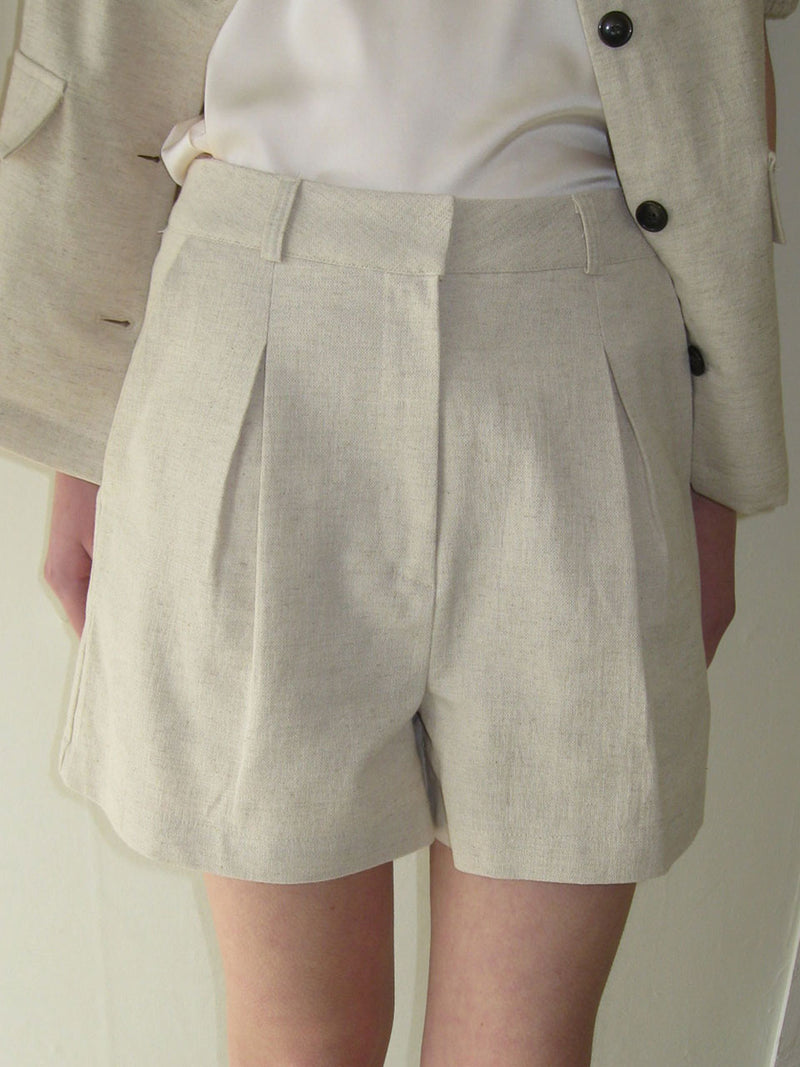  Francia Linen Shorts ( 2 colors )