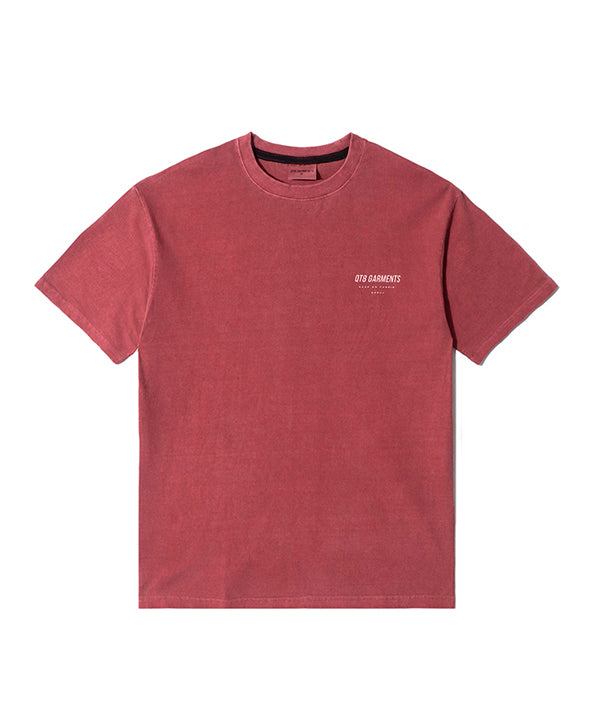 BNピグメントシンプルロゴTシャツ (Red)