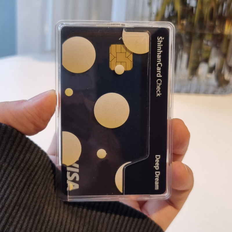 Beaded Ice Cream MagSafe Transparent Card Wallet
