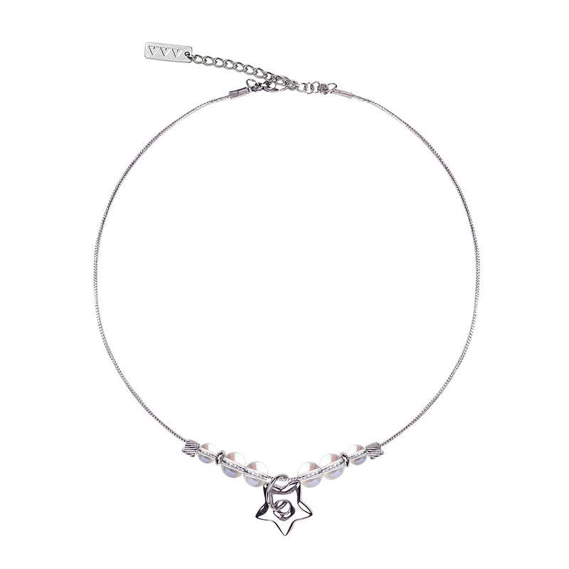 Star Aurora Beads Strap Necklace 