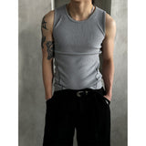[MUSCLE FIT] Curve line musclefit sleeveless(3color)