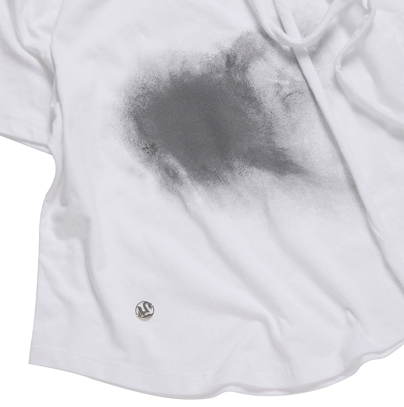 Vanish Tie Scarf T-Shirt (FL-114_White)