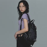 shell backpack (black)