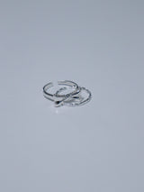 925silver patterned slim silver ring